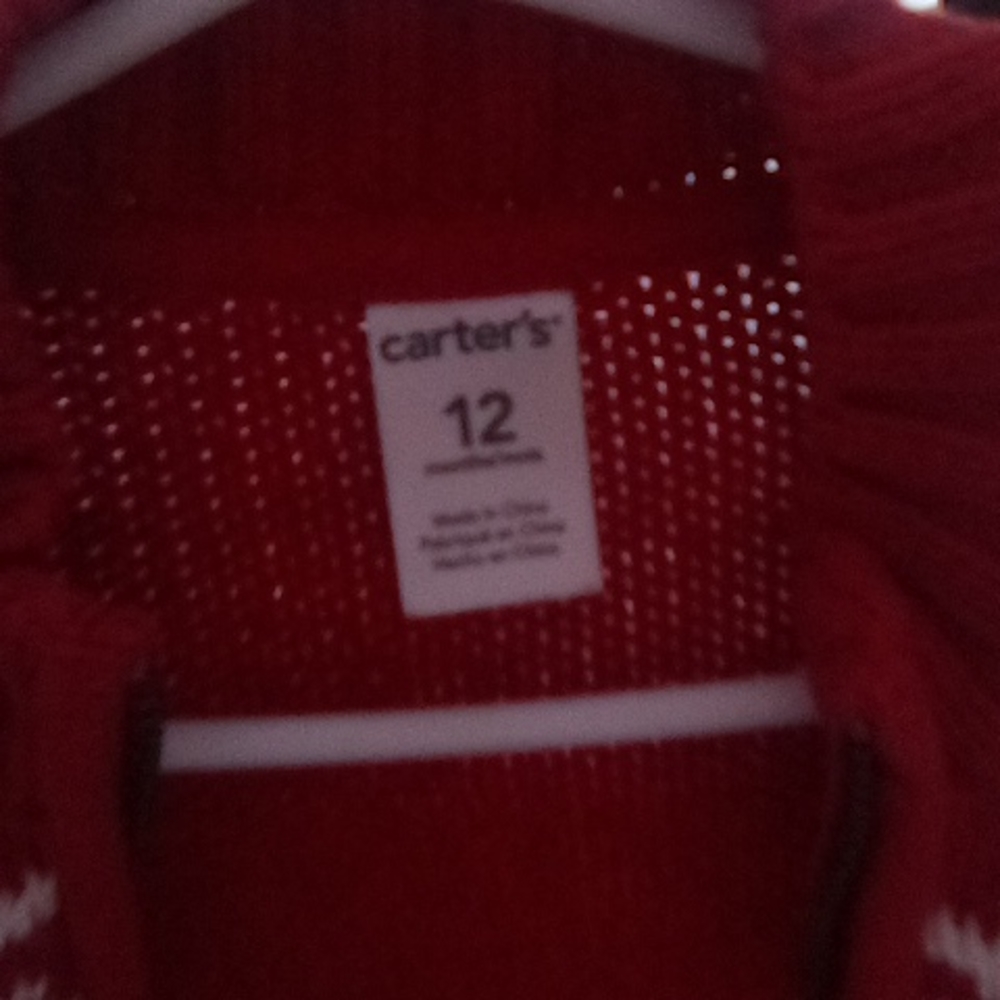 Front zipper Christmas sweater - Picture 3 of 3